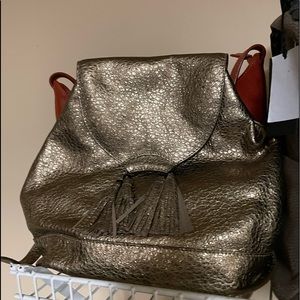 Genuine leather ladies hand bags .